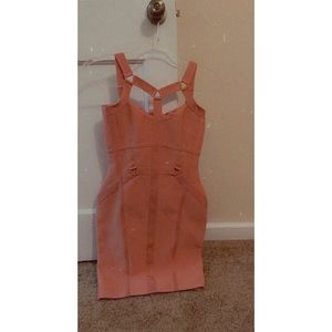 Pink bandage dress